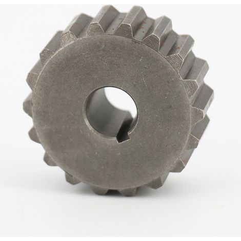 Demi-accouplement cannelé 18 dents DIN 35x31 Z18 pour pompe GR1 (1/2)