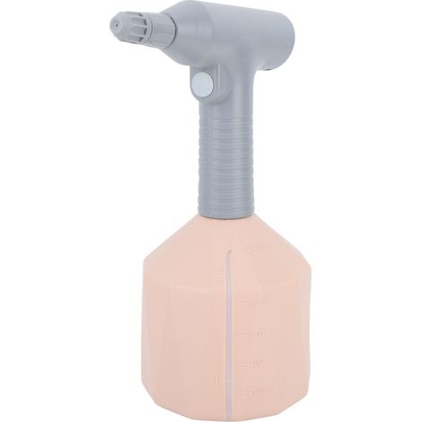 Pulvérisateur électrique jardin portable 360° grand réservoir 2000mAh arrosoir rotatif buse tuyau rose (1/5)