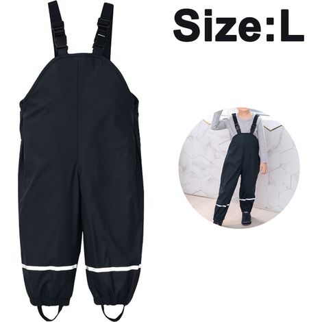 Pantalon de pluie imperméable et anti-salissures pour enfants, garçons et filles (1/5)
