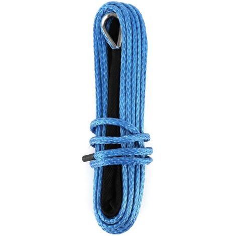BUNTHAUS Câble de Treuil 15m & Sangle de Remorquage de Récupération - Nylon 7700lbs - Pour SUV/ATV/UTV - Bleu pour coffre (1/5)