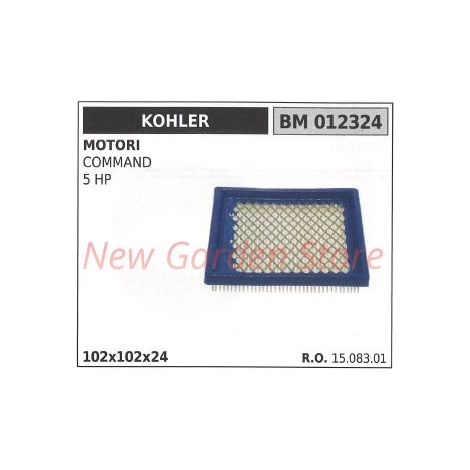 KOHLER Luftfilter Rasentraktor COMMAND 5 PS 012324