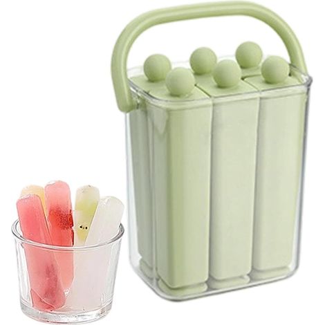 Moule en silicone, récipient long et réutilisable, accessoire de cuisine avec panneau robuste, ustensile à dessert à la texture raffinée, dimensions : 12 × 11 × 7,5 cm, préparation de yaourt maison