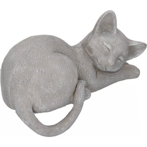 Gatto resina grigio cm 19x11 (1/4)