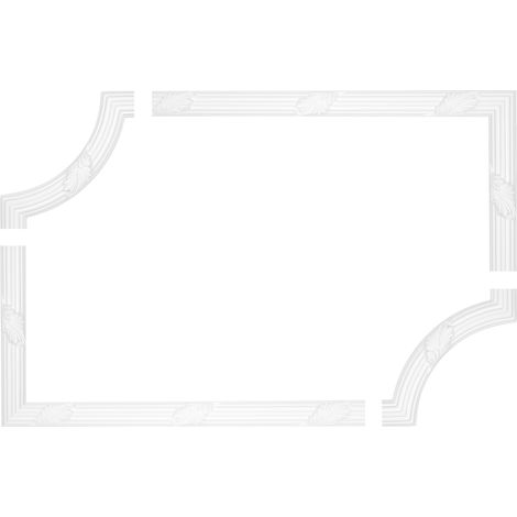 Cornice di parete e soffitto fregio stucco telaio resistente agli urti AC211: Nastro piatto AC211  9.02 €/m (1/4)