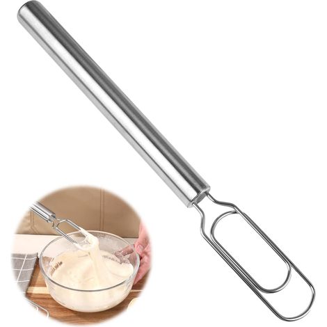 Agitateur à levain en acier inoxydable 30cm, tige de mélange en forme de trombone pour la pâte de culture de démarrage et la cuisson du pain à la maison (1/5)