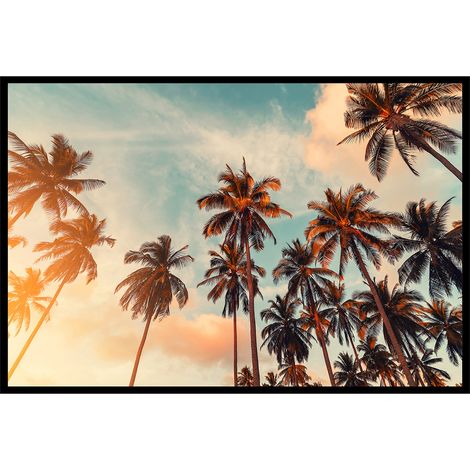 Affiche encadrée palmiers tropicaux (1/5)