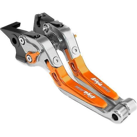 Accessoires pour Kawasaki Ninja 400 (modèles 2017 à 2022) : leviers de frein et d'embrayage en alliage d'aluminium usiné CNC - ninja400-H (1/5)