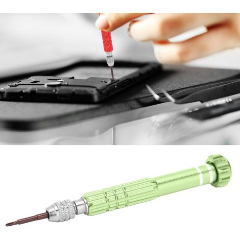 5-in-1 Handy-Demontage- und Reparaturwerkzeugset aus Aluminiumlegierung mit Schraubendreher (Grün) (1/5)