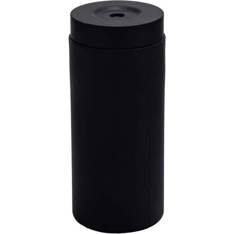 Nachfüllbarer Spülmittelspender, unterteilte Silikonflasche für Seife, ätherisches Öl und Lotion (Schwarz) (1/4)