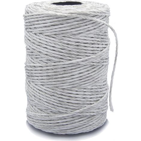 Llampec Clôture Fil Blanc 9 Conducteurs En Acier Inoxydable Bobine de 200 Mètres 000209