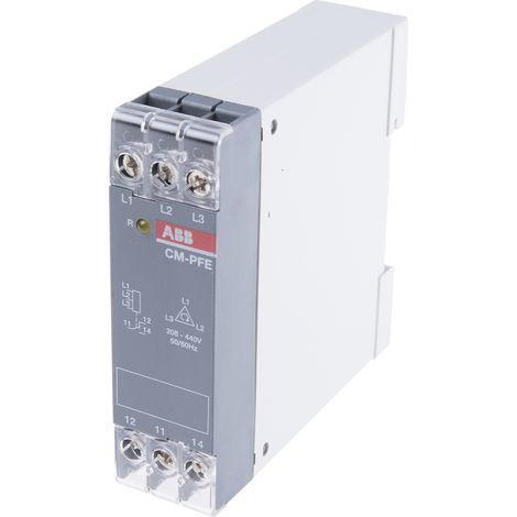 Relais de contrôle de phase ABB série CM-PFE, triphasé, 1 RT, 500ms ( Prix pour 1 ) (1/3)