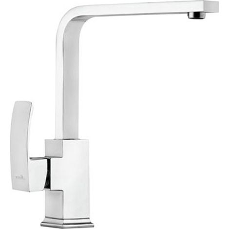 Miscelatore lavello con bocca girevole in ottone cromato Mariani linea Marte (1/2)