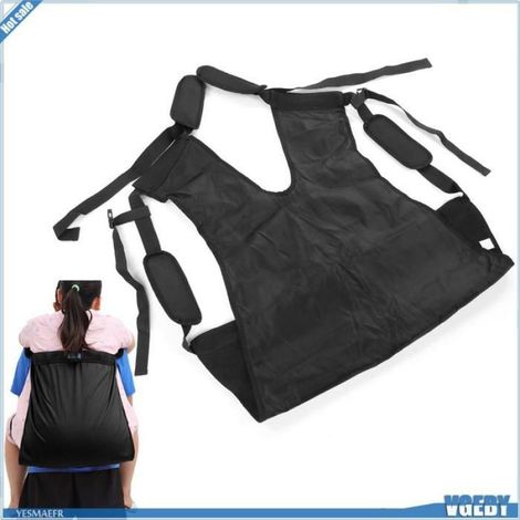 Ashata Élingue de transfert pour personnes âgées Sangle de transfert en Nylon pour personnes âgées, sangle manutention elingue L (1/5)