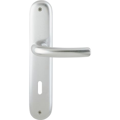 Jeu de garniture de porte longue Tôkyô 1710/273P Alu.F1 OB 72mm DIN L/D (1/5)