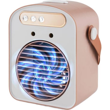 Air Cooler, 3 Speed Personal Mini Misting Cooling Fan, 500ml Water Tank Portable Cooling Fan For Home Office Outdoor Car Bedroom Room Desk Indoor Camping Garage Table Personal Comfort Use (1/5)