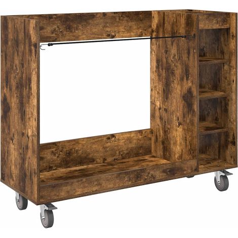 Maison Exclusive - Armadio per Golf con ruota Rovere fumé 120 x 45 x 98 cm