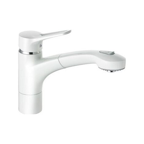 Mx mitigeur d'évier blanc/chrome