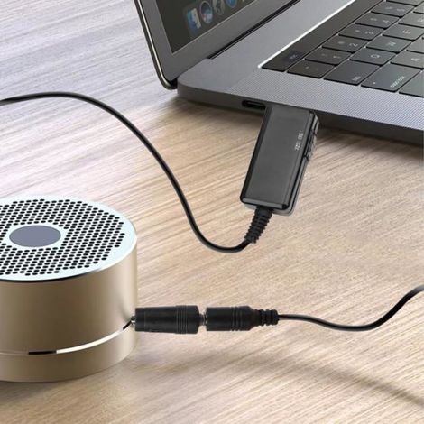 Câble Convertisseur Élévateur De Tension, Usb 2.0 Vers Dc 5V À 12V Alimentation Extension Connecteur Mâle Chargement Universel Ada (1/5)