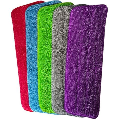 CSPARKV 5pcs Mop Replacement, Replacement Cleaning Cover Mop Replacement Pads, Microfiber Spray Mop for Spray Mops, 42  14 cm (1/4)