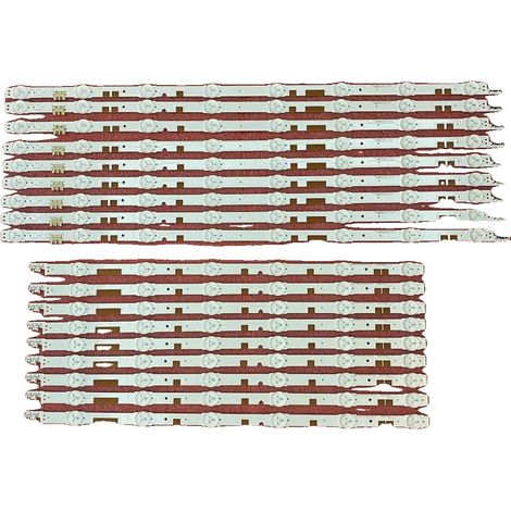 LED-Hintergrundbeleuchtungsstreifen, 18-teiliges Set, Länge 1137mm, Lichtstrom 60, Durchschnittliche Lebensdauer 100000 Std., Kompatibel mit mehreren (1/5)