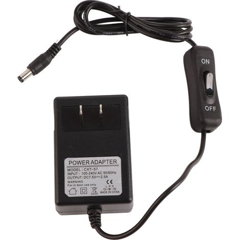 Alimentation 7.5V 2.5A pour Stylo à Découpe Mousse 10cm - Adaptateur Secteur Compact Noir Portable - Prise US (1/5)