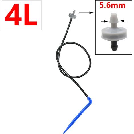 (B) Goutteur goutteur 2L 4L 8L Micro-irrigation Connecteur de goutteur à flèche 1/2/4 voies Émetteur répartiteur d'eau croisé Système d'irrigation goutte à goutte à flèche (1/5)