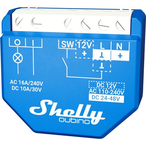 SHELLY WLAN-Schaltaktor Wave 1, 16 A, 1 Kanal, UP, Z-Wave