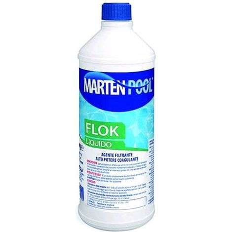 Flocculante Marten Flok Liquido Kg. 1 Conf.12Pz