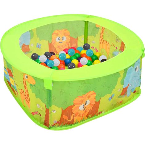 Teenpull – Bällebad mit 300 Bällen 75x75x32 cm (1/5)