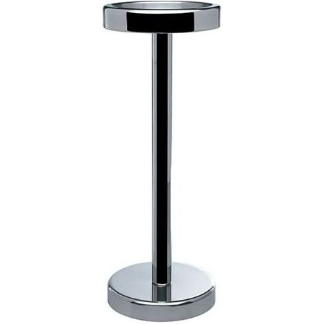 Porta supporto secchiello champagne in acciaio inox a colonna 75 cm
