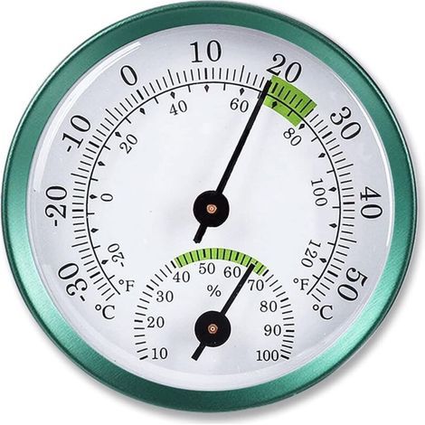 Haute précision hygromètre thermomètre station météorologique Mini température humidité compteur moniteur moniteur salle de cadran intérieur température humidité jauge intérieur extérieur (1/5)