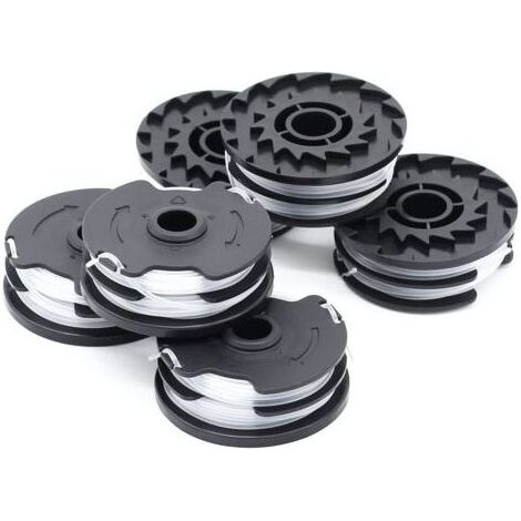 Packung mit 6 Ersatzspulen Trimmerfaden für LIDL Parkside PRTA 20-Li A1, B2, C3, PRT 550 A1, A3, PRT 300 A1 Rasentrimmer (1/5)