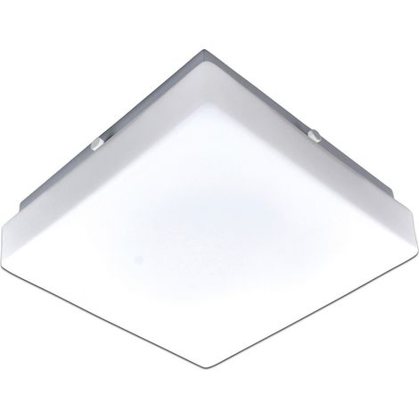 Naeve TRONDHEIM Plafonnier LED encastré blanc avec capteur d'aube et de crépuscule 3 000 K (1/5)
