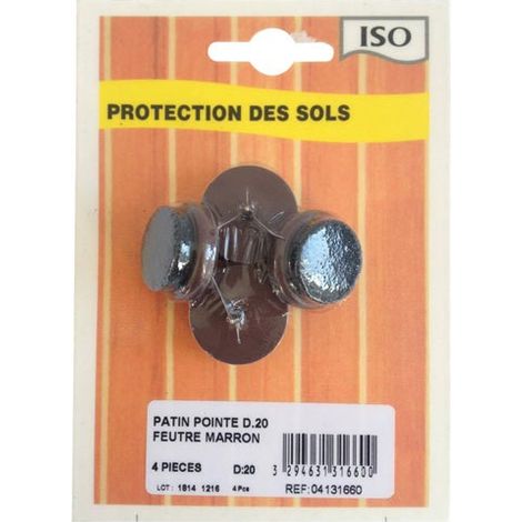 Metall-Schlittschuhe mit Spitze ø20, 4er-Pack - Iso