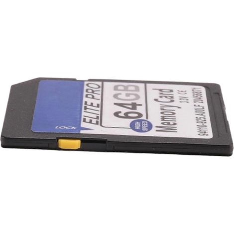 Carte mémoire SD : prise en charge de la navigation et de l’écriture de code (64 Go)