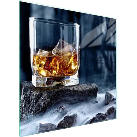 Protezione in vetro per piano cottura 50x52 Whisky (1/5)