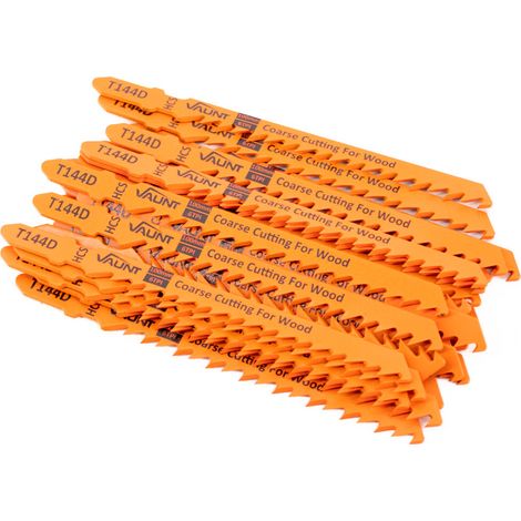 Vaunt Coarse Cutting T144D Jigsaw Blades Pack of 25 Softwood Chipboard Plywood (1/5)