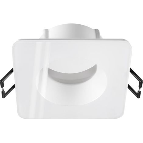 Collerette pour spot encastré NEW TRIA® 68 intérieur carré blanc IP 65 - SLV - 1007339 (1/3)