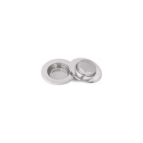 Spülbecken-Sieb, Edelstahl-Spülbecken-Sieb, Spülbecken-Abtropfgitter, 25 mm tief, 2 Stück (klein) (1/5)