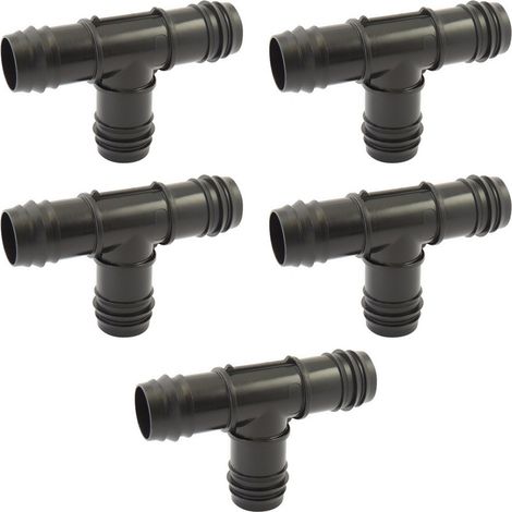 lot de 5 T cannelé 25 x 25 mm - jardiboutique (1/3)