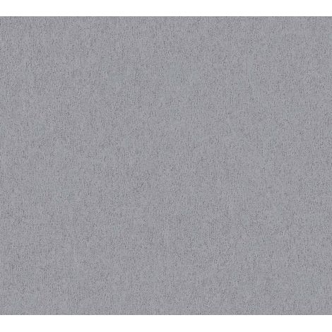 Papier peint intissé uni gris foncé Tapisserie structurée effet métallique Papier peint moderne lavable idéal pour cuisine (1/4)