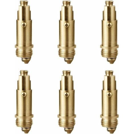 6 PièCes Bouchon De Vidange Noyau Rebondissant-Bassin Pop-Up Boulon à Ressort En Laiton-Adapté à La Plupart Des Bouchons De Vidange De Bassin De Baignoire D'éVier (1/5)