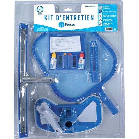 Kit d'entretien piscine 5 pièces - FITT
