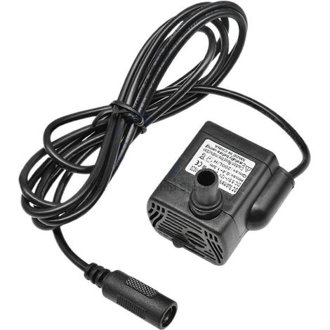 Pompe de fontaine submersible à énergie solaire, silencieuse et économe en énergie, adaptée aux aquariums et aux bassins (5,5 V/12 V). (1/4)