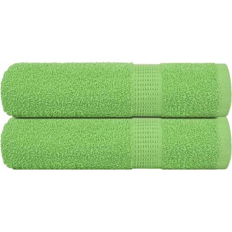 Serviettes FROGN, lot de 2, vert pomme, 50x100 cm, 360 g/m²
