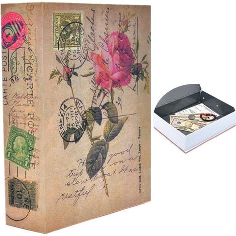 Filiyano-Livre caché portable avec cadenas à combinaison, coffre-fort pour argent, livre secret (1/4)