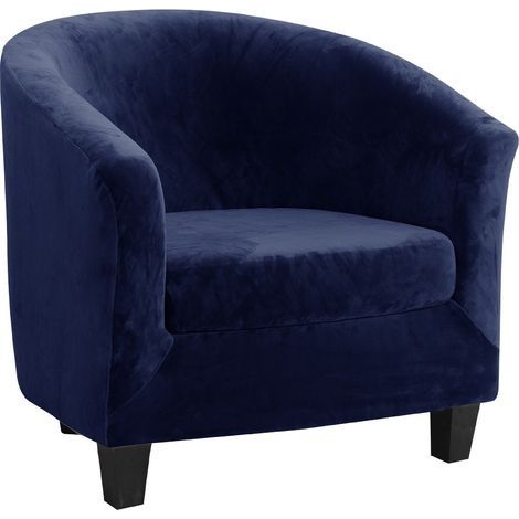 Housses de Chaise en Velours pour fauteuils, Housse de Protection de canapé élastique avec Bras, Housse de canapé Extensible Antidérapante