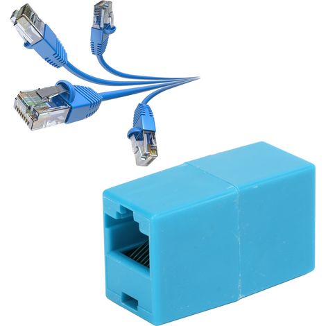 Module de connecteur réseau RJ45 couleur TF-ZTMK, connecteur d'extension pour câble réseau, connecteur double (1/5)
