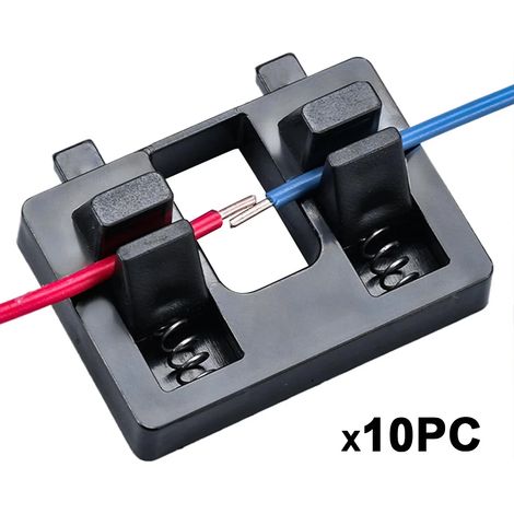 (10 pièces) Pince de soudage à fil professionnelle, réglable et portable, avec ressort et système de serrage rapide pour fer à souder et brasage. (1/5)