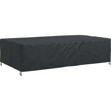 Housse pour mobilier d'extérieur Noir 305 x 190 x 85 cm 210D CFW59417